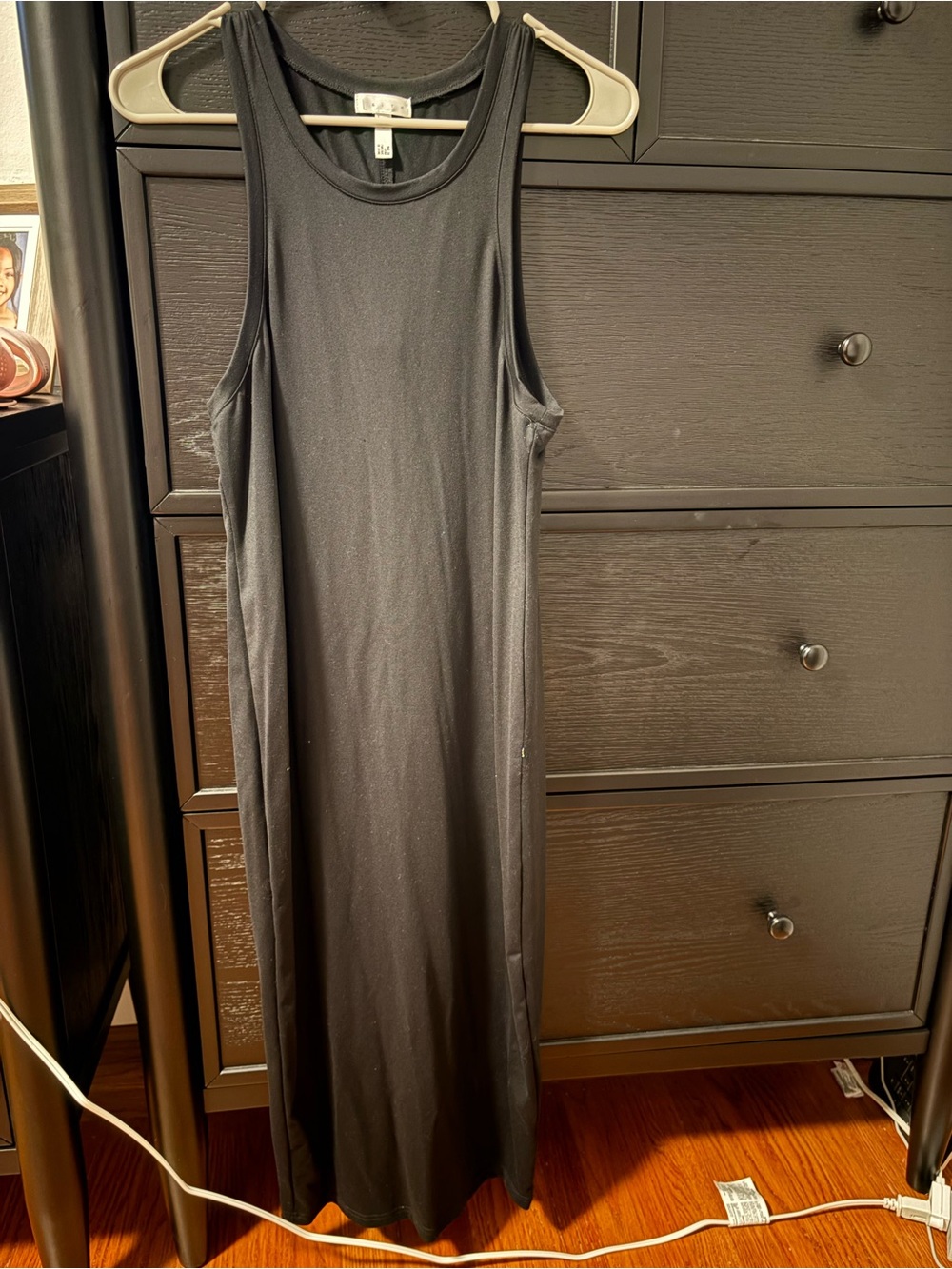 Leith Black Sleeveless Tank Dress